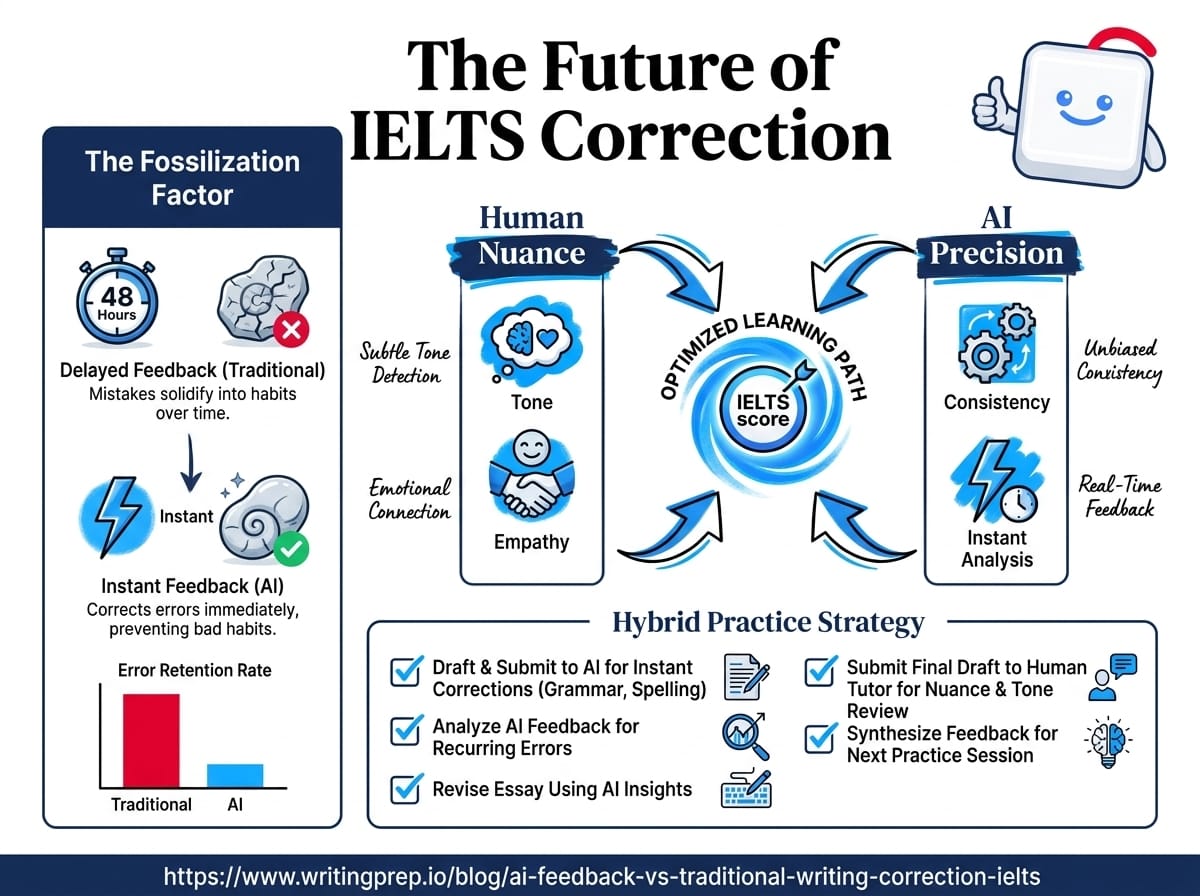 How AI-powered feedback identifies IELTS writing errors more consistently than manual correction | WritingPrep