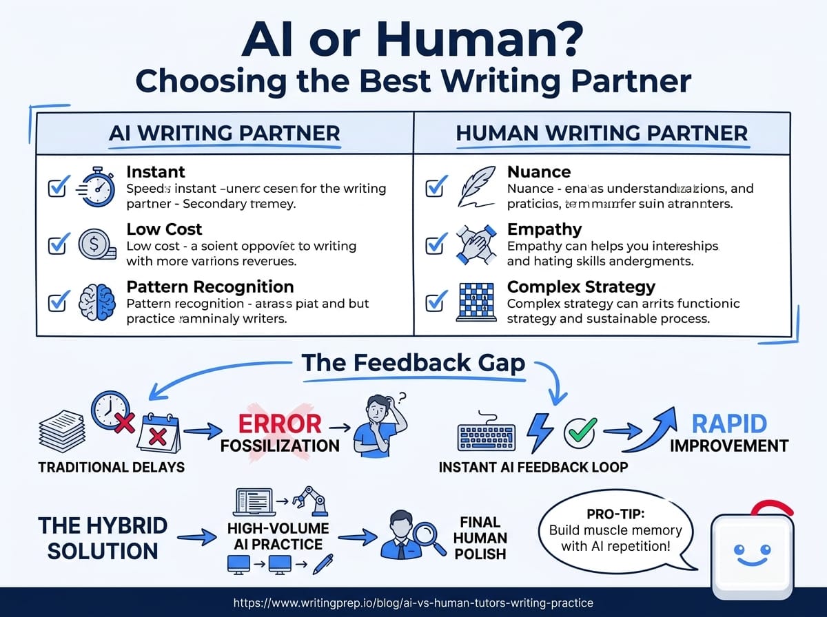 How AI writing practice platforms give learners unlimited essay drills without waiting for a human tutor | WritingPrep