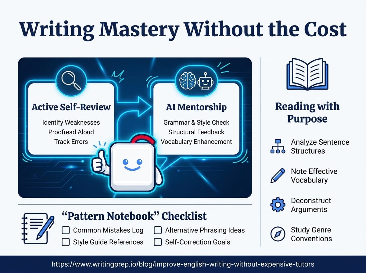 AI writing feedback as an affordable alternative to human tutors for IELTS and TOEFL preparation | WritingPrep