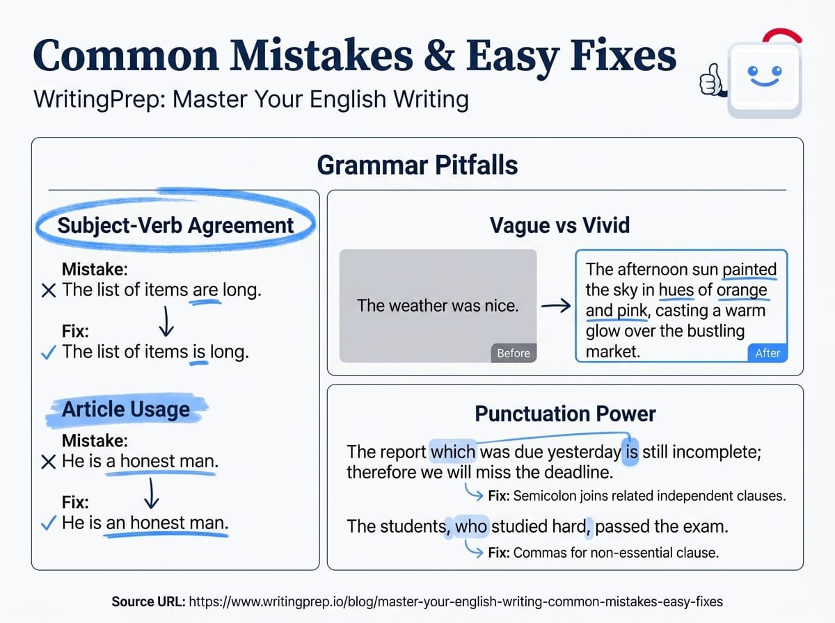 Coherence and cohesion errors in academic writing — how to connect ideas clearly with linking language | WritingPrep